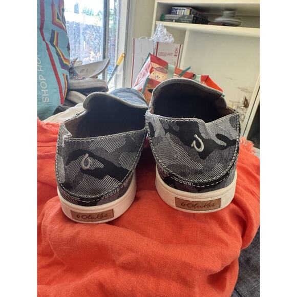 OluKai Pehuea Pa'i Convertible Sneaker‎ Camo colored. Size US W8 - Picture 11 of 11